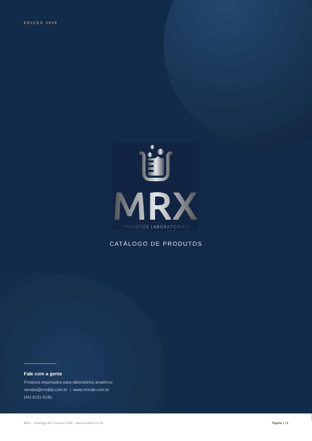 Catálogo MRX 2026 — página 1 de 4
